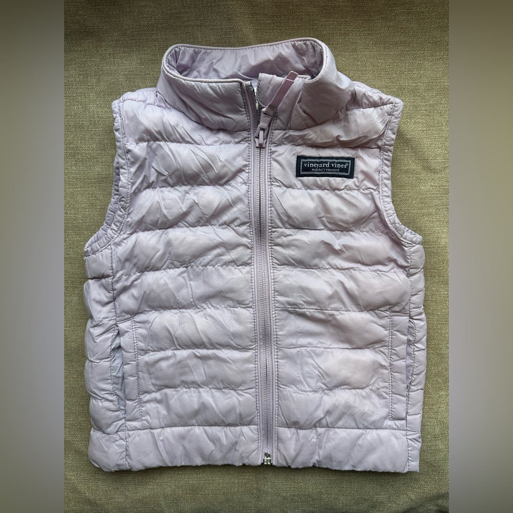2T Vineyard Vines Light Purple Puffer Vest